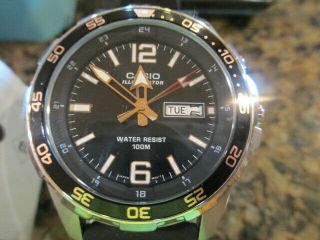 Casio MTD10791AVTT Men ' s Illuminator Watch Day Date Water Resistant 3