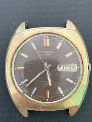 Vintage Seiko 17 Jewels Gold Filled Automatic Men 