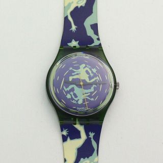 Swatch Crash Gg 111 By Massimo Giacon Quartz Wristwatch Ca.  1991 -