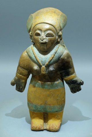 Pre - Columbian Jamacoaque Figure From Ecuador,  Circa 300 Bc - 400 Ad