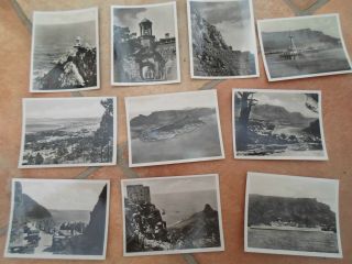 10 Vintage Photos Cape Town,  South Africa Small B,  W Old Photos §d1099