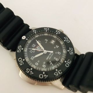 Vintage Luminox Navy Seal Divers Watch Swiss Made 220m/660 Ft 1990’s Battery