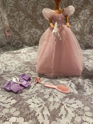 Vintage 1990 Wedding Day Midge Barbie Bridesmaid Pink Dress Midge After Wed Coat