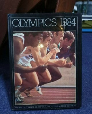 Martin Tyler - " Olympics 1984” Hardback Book Vintage Sports Phillips