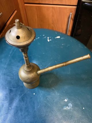 Vintage Brass Handmade Smoking Pipe