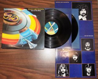 Vintage Vinyl Lp Elo/electric Light Orchestra Out Of The Blue 1977 Jet Gf Inners