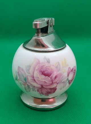 Vintage Japanese Porcelain Table Top Lighter Made In Occupied Japan