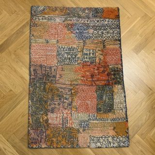 Danish Rug Ege Axminster A/s Art Line Paul Klee Wool Carpet Mid Century Modern