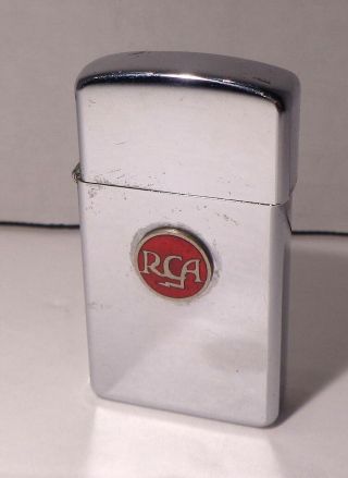Vintage Rca Zippo Slim Wedemeyer Electronic Supply Co.  Cigarette Lighter