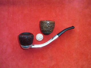 A Vintage Tobacco Smoking Pipe With 1 Spare Bowl 