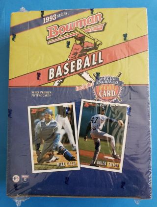 1993 Bowman Baseball Wax Box (jeter Rookie) Factory