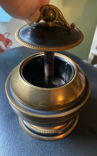 Vintage Art Deco Cigarette Dispenser Antique Brass Case 1920