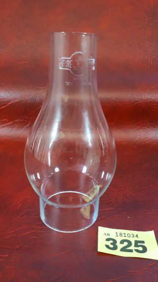 Vintage Oil Lamp Glass Chimney Bulge Style 7 " X 2.  5 " Fireproof 325.