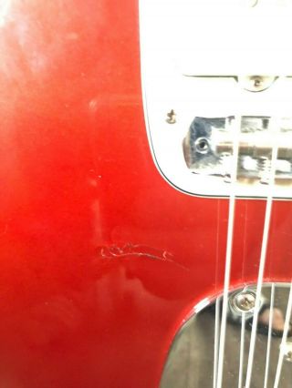 2012 Fender Squier Jazzmaster Vintage Modified Candy Red With Duncans 4