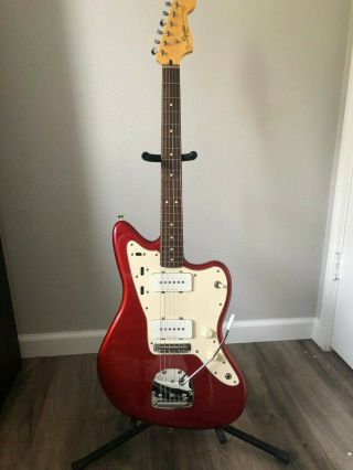 2012 Fender Squier Jazzmaster Vintage Modified Candy Red With Duncans 6
