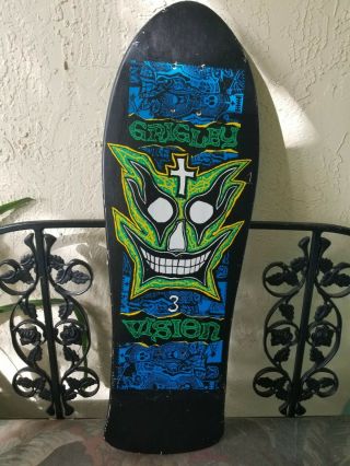 Vision John Grigley Mask 3 Skateboard Vintage 80 ' s.  NOT A RE - ISSUE. 2