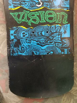 Vision John Grigley Mask 3 Skateboard Vintage 80 ' s.  NOT A RE - ISSUE. 5