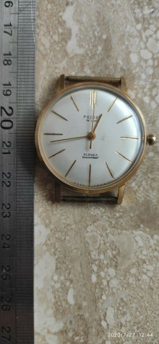 Rare Poljot De Lux Watch 1968,  Au20