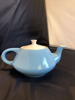 1960s Vintage Blue Heaven Royal China Teapot Mid - Century Modern Coffee Pot