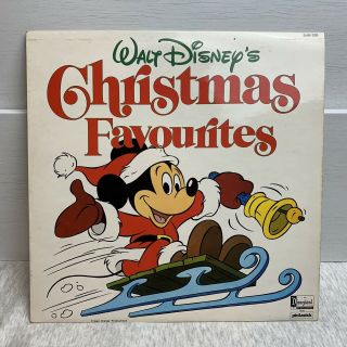 Walt Disney’s Christmas Favourites Vintage 1958 Disneyland Record Vinyl Lp
