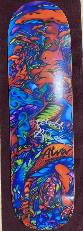 Autographed Tony Alva Skateboard Deck - Size 8.  5