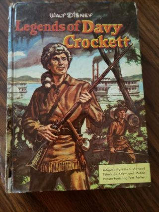 Vintage Walt Disney Legends Of Davy Crockett 1955