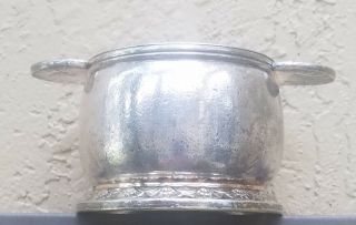 Vintage International Silver Co U.  S.  Lines 52 Silver Soldered Handled Sugar Bowl 3