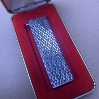 Mini Hadson Silver Metal Pocket Cigarette Lighter - Old Stock - Boxed 2