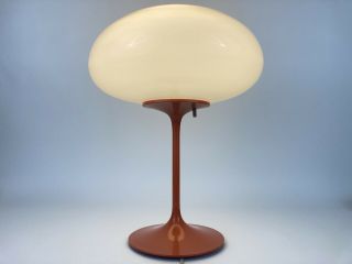 Vintage Orange Stemlite Tulip Mushroom C - 3 Lamp Bill Curry Mid - Century Modern