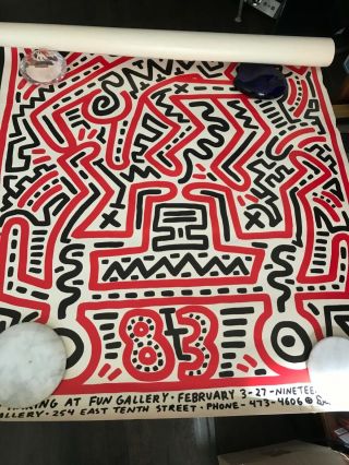 Vintage Keith Haring 1983 Poster