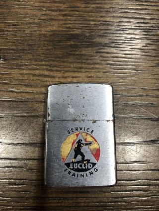 Vintage Euclid Service Training Zippo Lighter