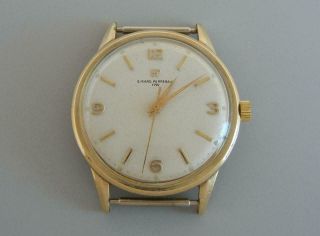 Vintage Girard Perregaux Watch 10k Gf Automatic Runs Well 1960s Gold Filled