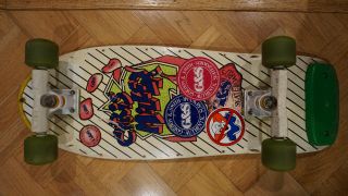 Vintage G&s Chris Miller Complete Skateboard With Gullwings & Sims Street Wheels