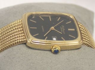 Vintage J.  W BENSON Men ' s Gold Toned Quartz Wristwatch Spares/Repairs - W41 3