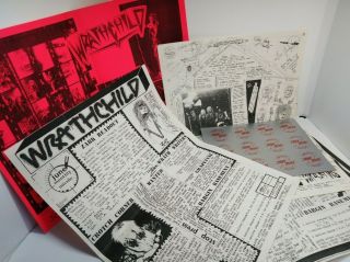 Wrathchild Uk Fan Club Pack 2 Vintage Glam Metal 1980s Rare