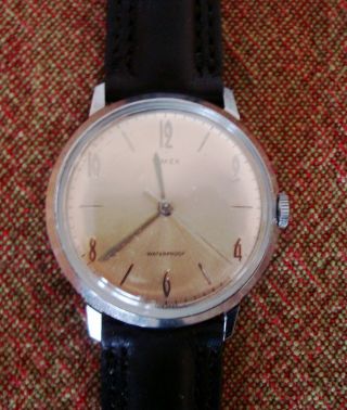 Vintage 1966 Timex Marlin Men’s Mechanical Watch,  Serviced