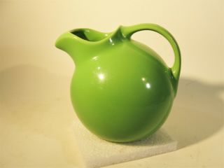 Vintage Apple Green Hall Water Pitcher 633