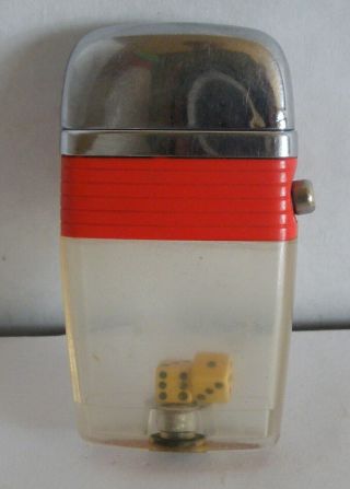 Scripto Vu - Lighter With Dice Red Band