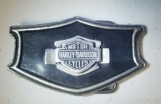 Vintage Harley Davidson Motor Cycles Officially Licensed Belt Buckle