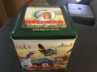 Red Man Chewing Tobacco 1996 Limited Edition Metal Tin