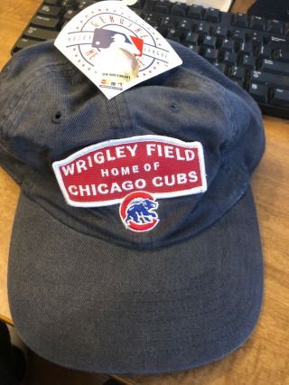 Wrigley Field Home Of The Chicago Cubs Adjustable 47 Brand Cap Hat Vintage W/tag