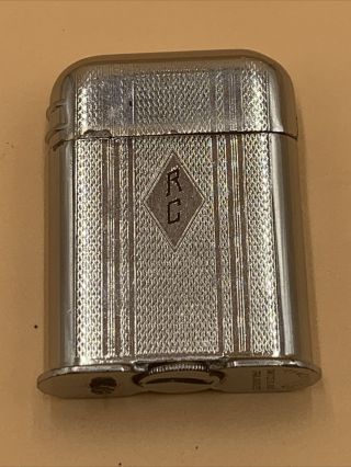 Antique Thorens Swiss Flip - Top Cigarette Lighter - Switzerland