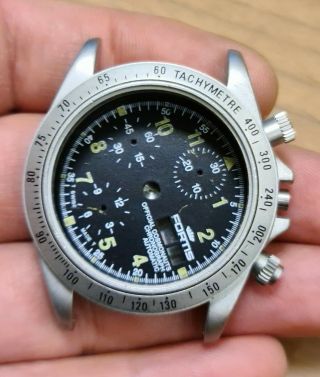 Fortisl Cosmonauts Chronograph Lemania 5100 602.  10.  142 Mens Case Watch