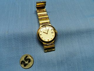 Vintage RARE Citizen Elegance Signature 1115 - h19748 Watch Gold Tone 2