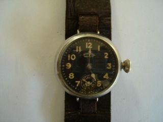 Vintage Ww1 Era Ingersoll Radiolite Trench Watch Made In Usa