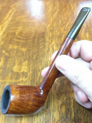 Well Made Vintage Straight Grain Briar Estate Pipe - Moderately Smoked (13)