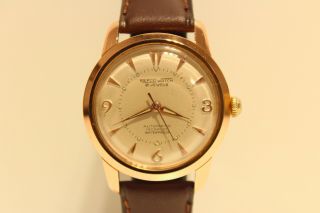 Vintage Rare Men " S Swiss Gold Plated Automatic Watch " Repco Watch " 21 J