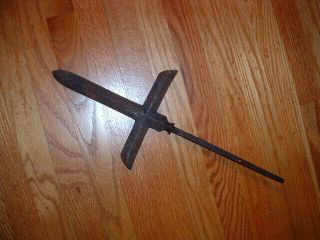 [sd - 009] Japanese Samurai Sword: Jumonji Yari Spear Blade