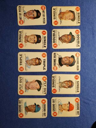 1968 Topps Game Baseball Complete Set Stars Mantle Aaron Clemente Robinson Rose