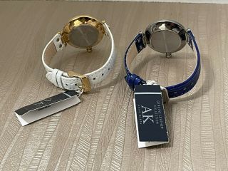 Anne Klein Women ' s Wrist Watches (Y121E,  10/9172 & 10/9173),  White / Blue,  NWT 2
